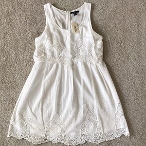 NWT Forever 21 Cotton Cream Dress - Size M